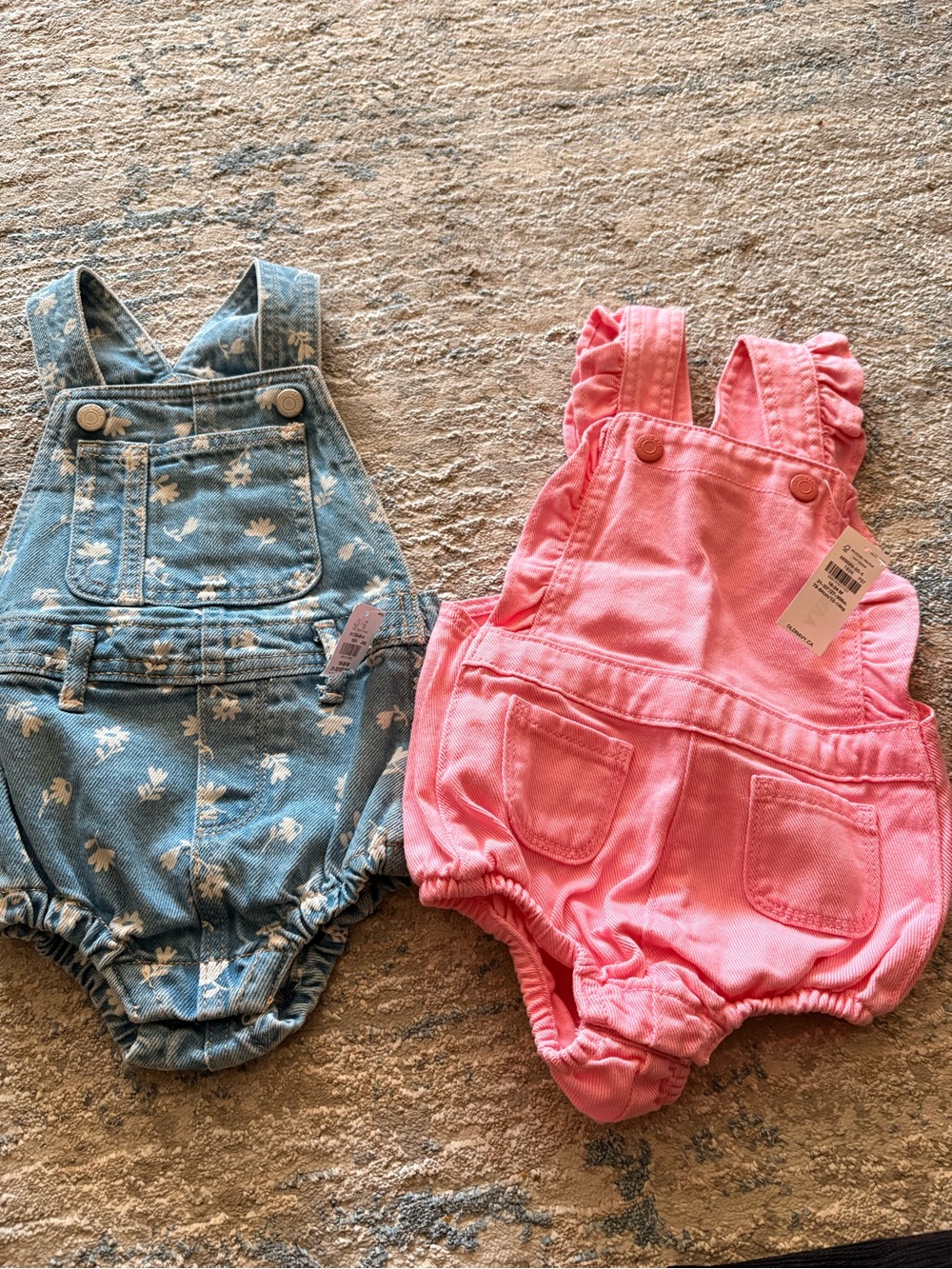 Old Navy Pink Ruffled Baby Romper